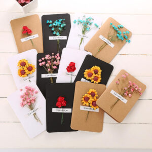 Dried Flower Greeting Card