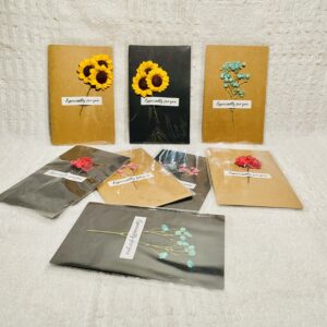 Dried Flower Greeting Card