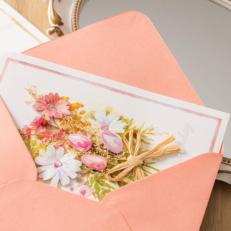 Dried Flower Wish Card