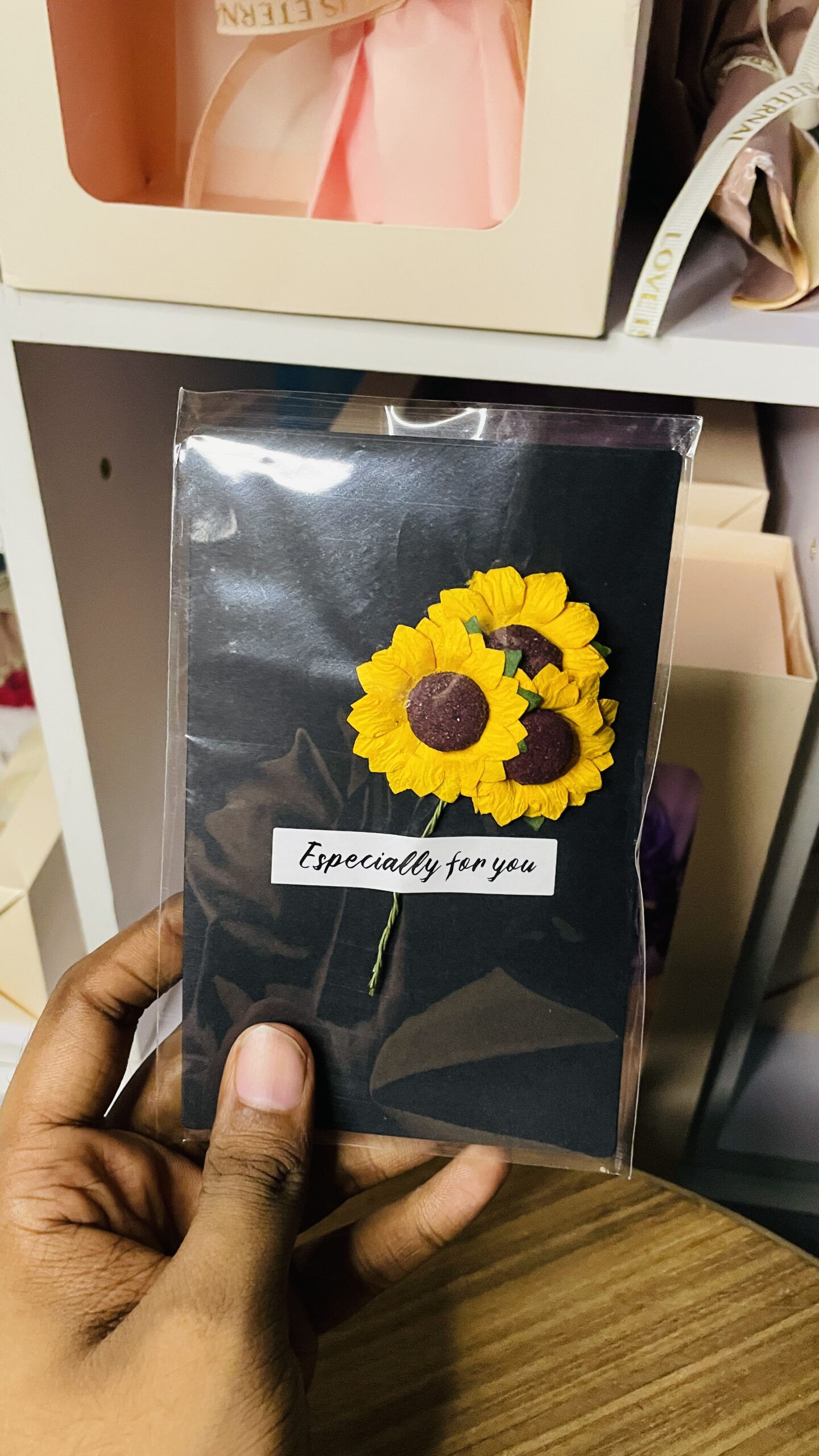 Dried Flower Greeting Card