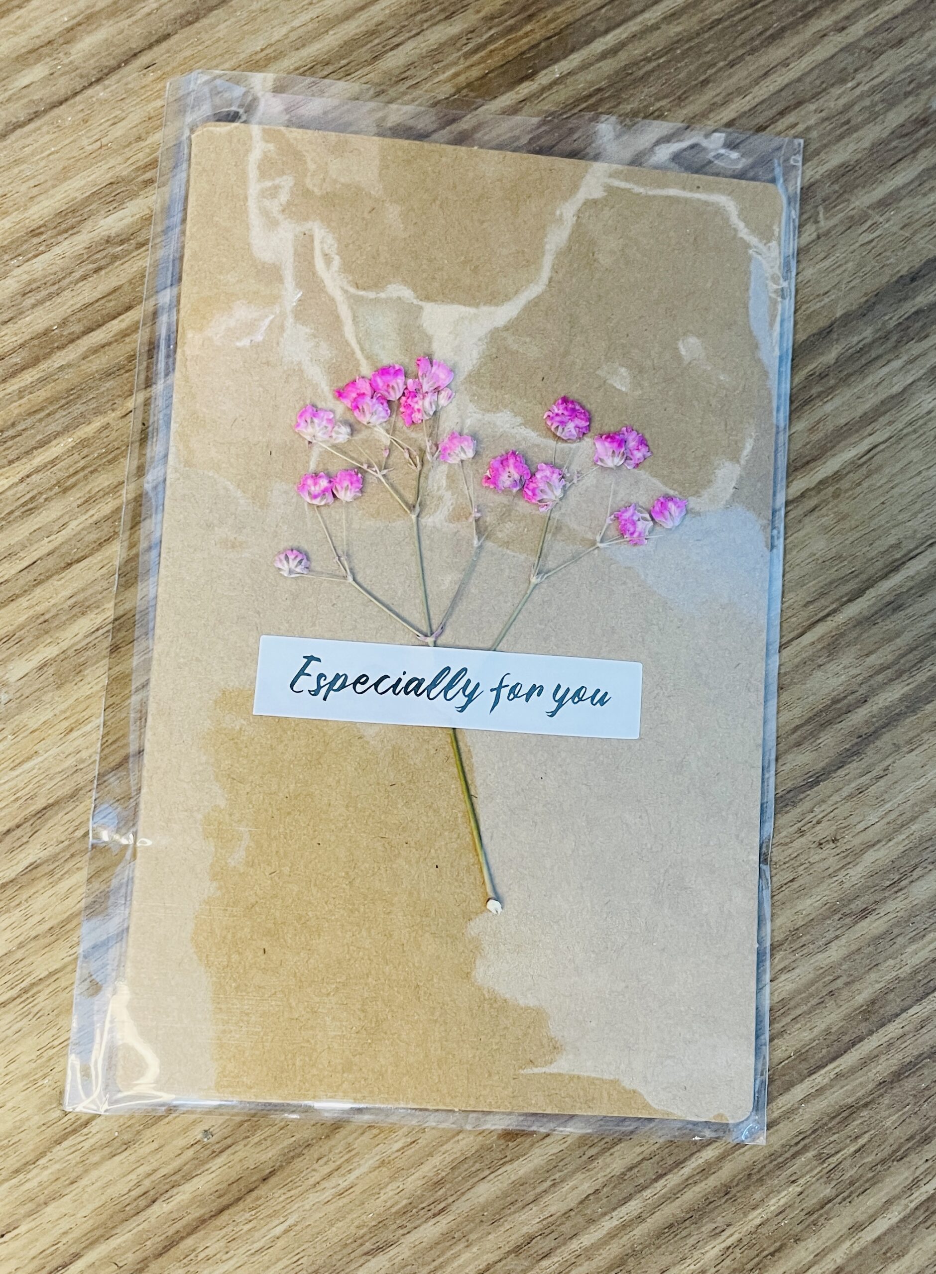 Dried Flower Greeting Card