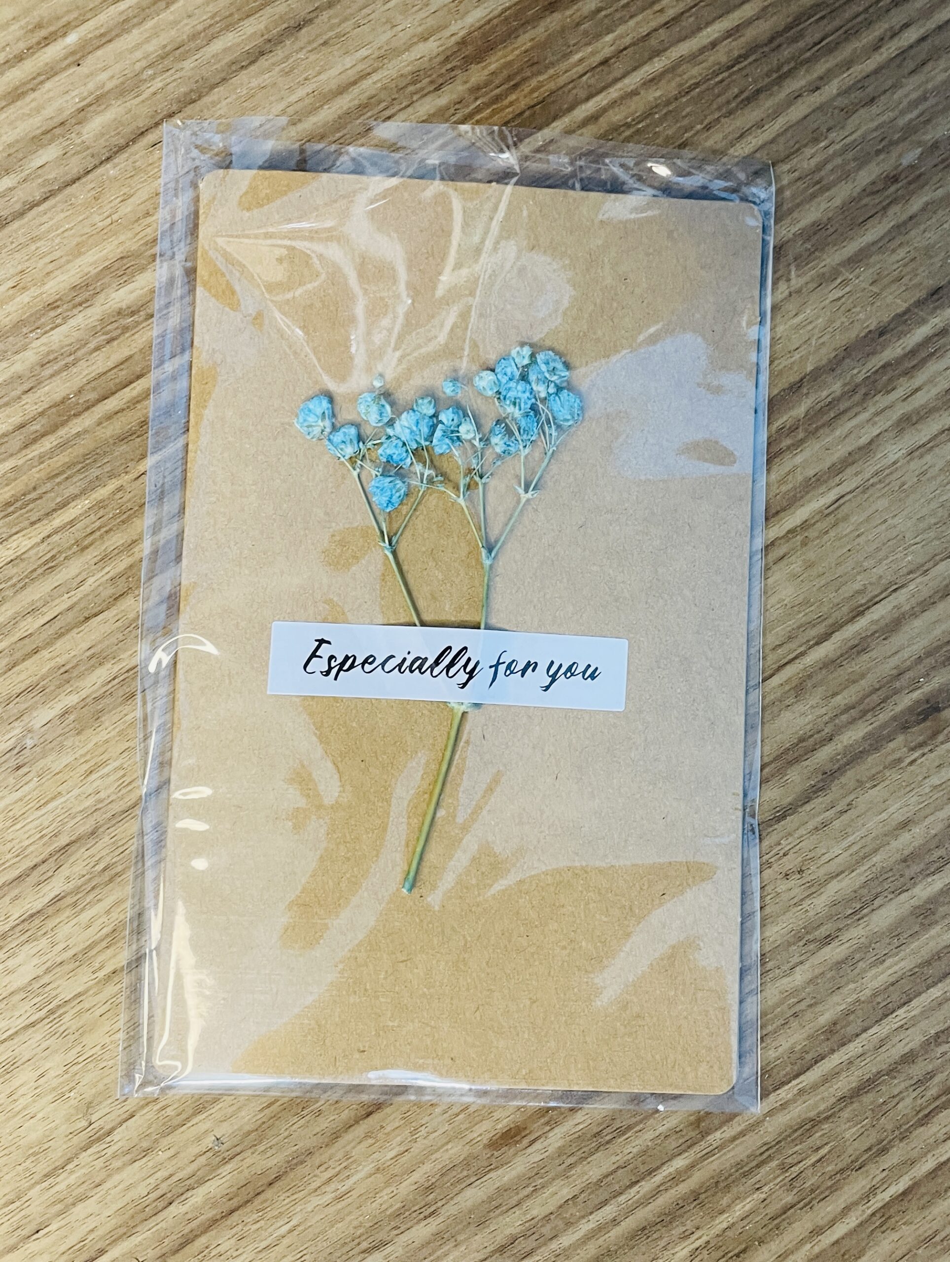 Dried Flower Greeting Card