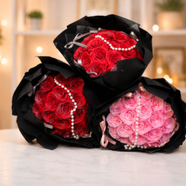 Everlasting Soap Rose Flowers Bouquet